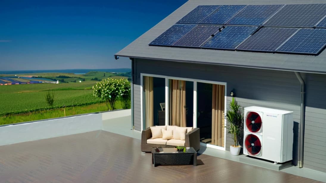 solar PVT with heat pump